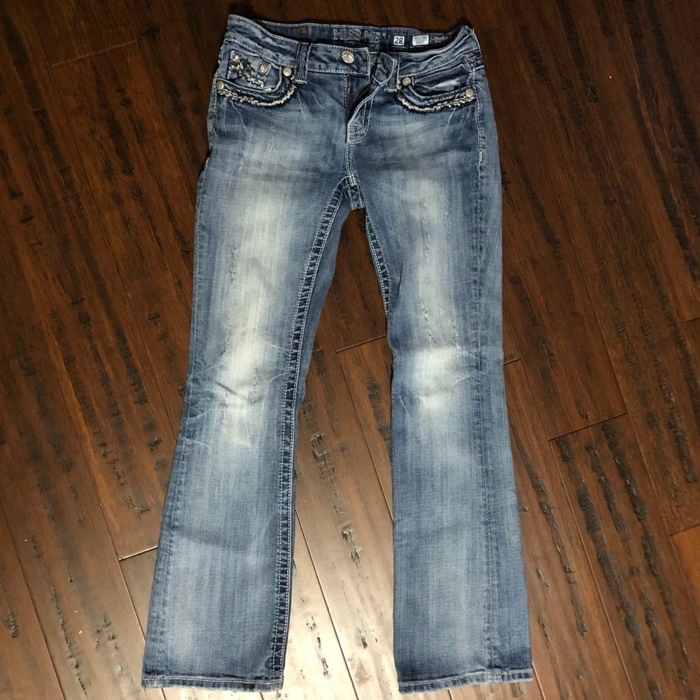 Miss Me Distressed Jeans💙 Size 28